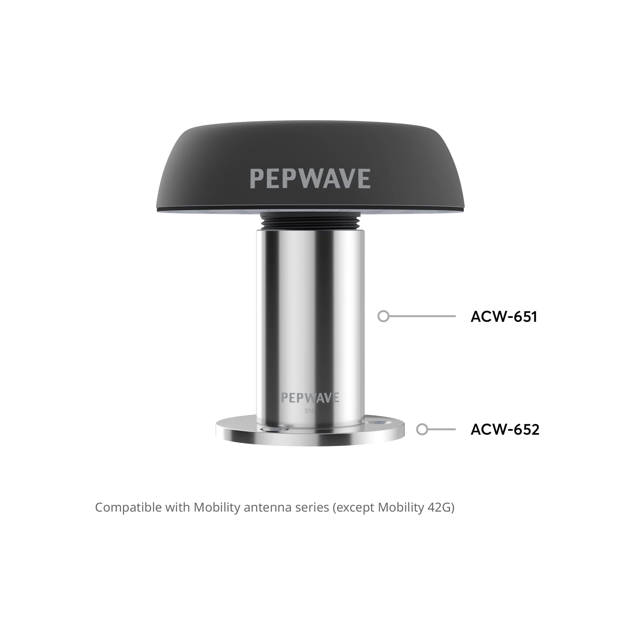 Peplink 1 - 1/4 TPI Male Adapter