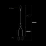 Peplink 4-pin to USB-C Power Cable