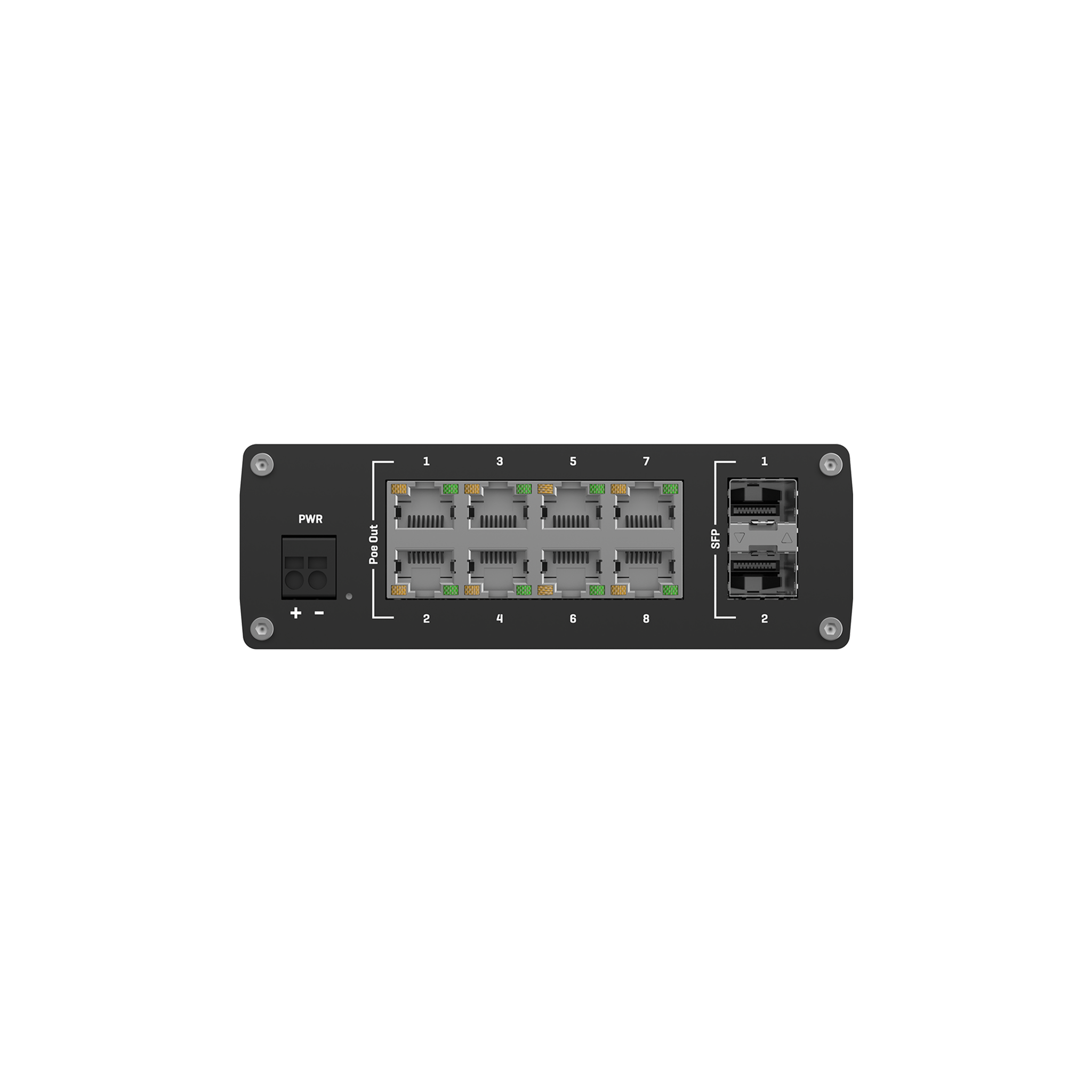 Teltonika TSW200 Industrial PoE+ Switch with 250W PSU