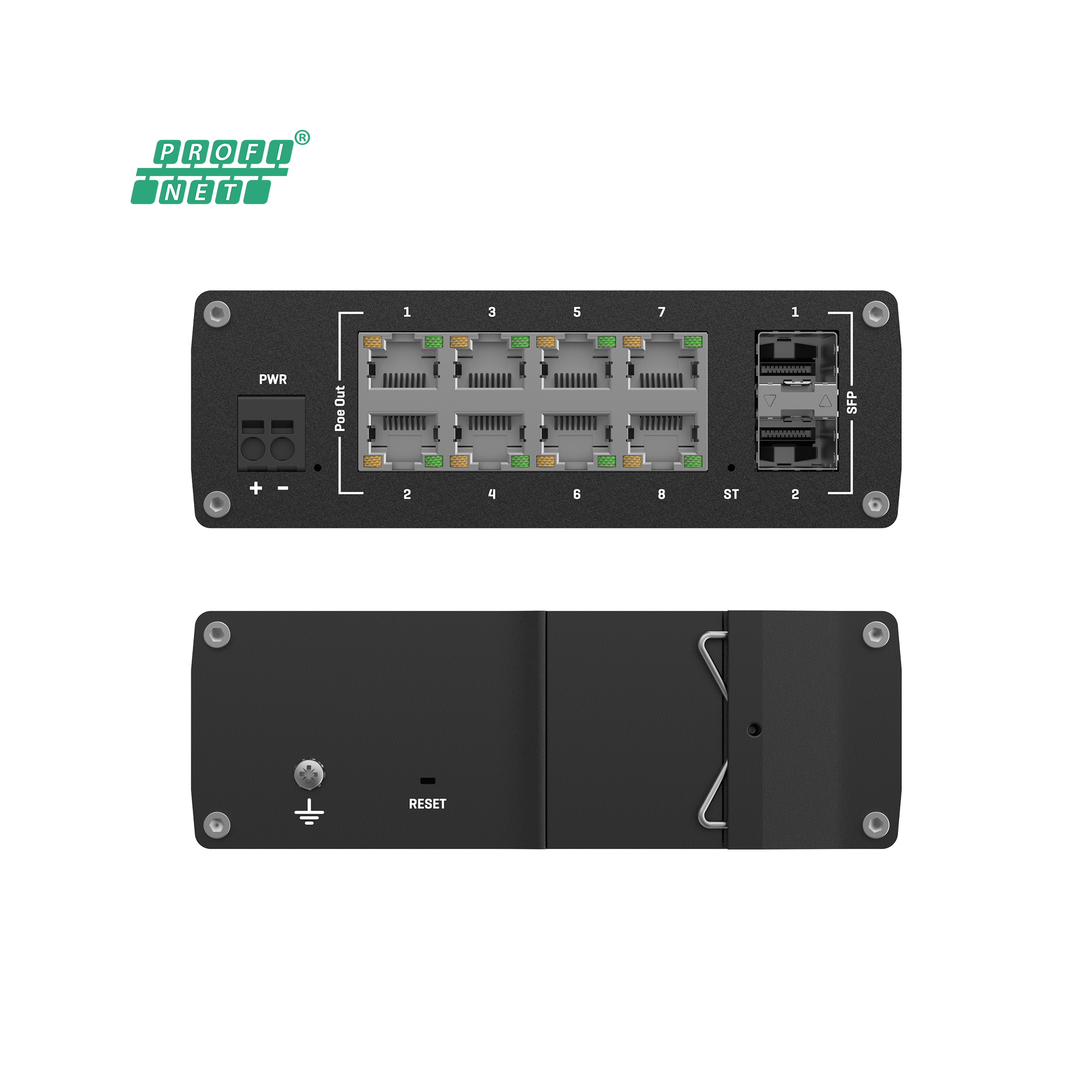 Teltonika TSW202 Industrial Managed PoE+ Switch