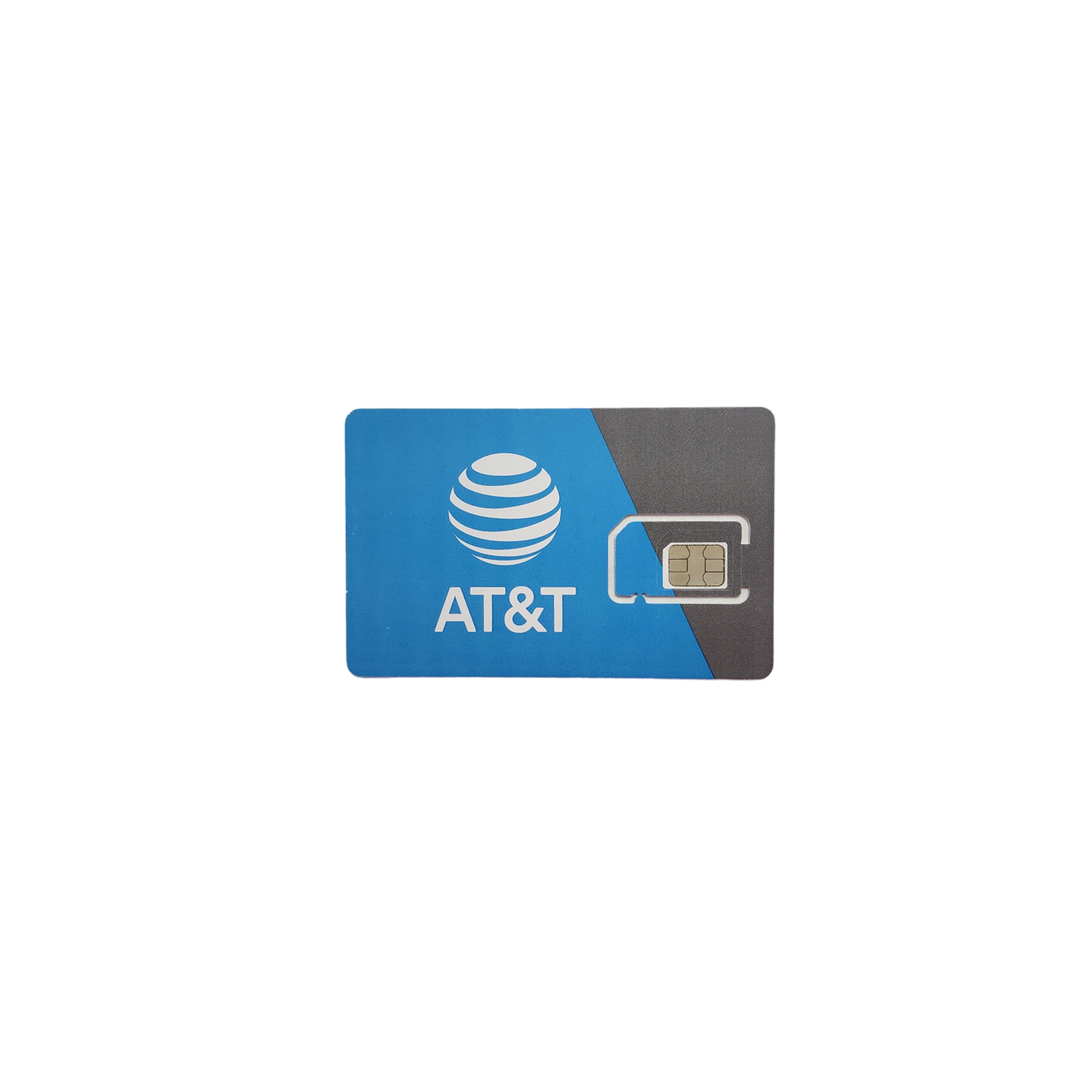 AT&T SIM card three punch front side.